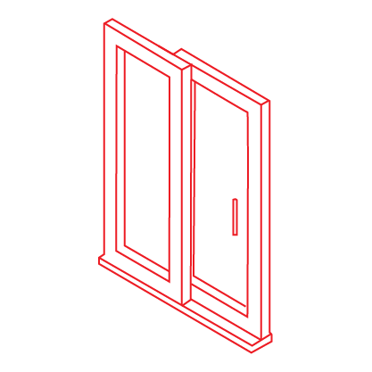 Sliding Window Aluminium INKALUM untuk bangunan residensial dan komersial